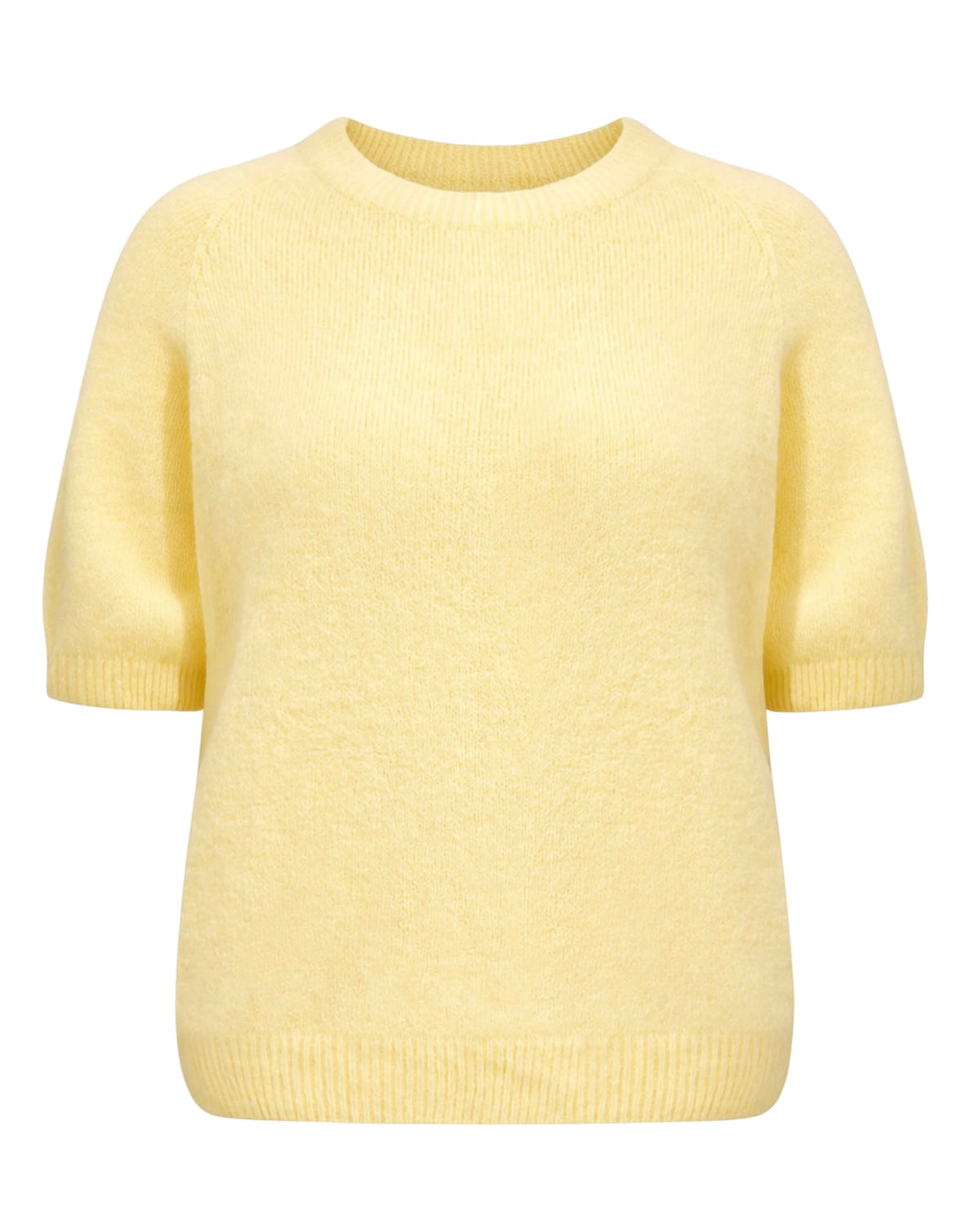 Triple Nine - Alpaca Top Levi Zachtgeel - Peet kleding