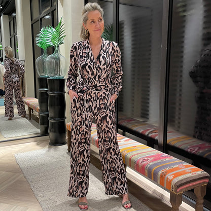 Jumpsuit Joany Leopard - Peet kleding