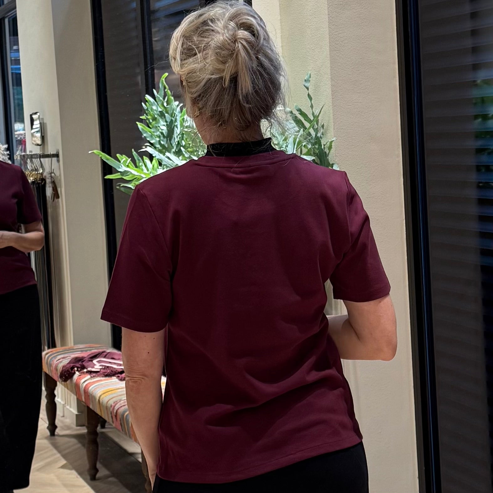 Copenhage Muse Tee Windsor Wine - Peet kleding