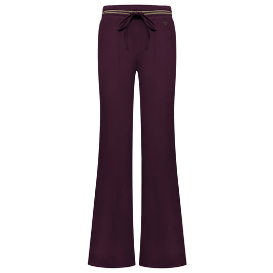 Triple Nine - Travel Broek Anna Aubergine - 2304 - Peet kleding