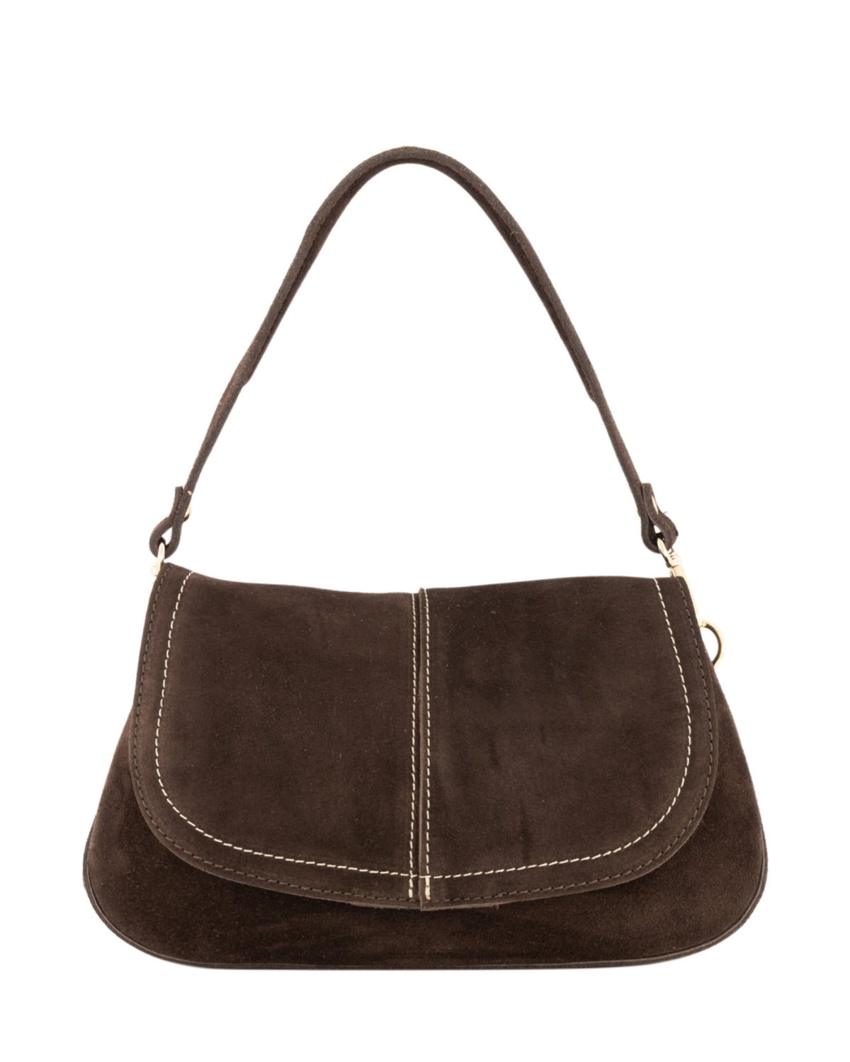 Tas Catania Suede Donkerbruin