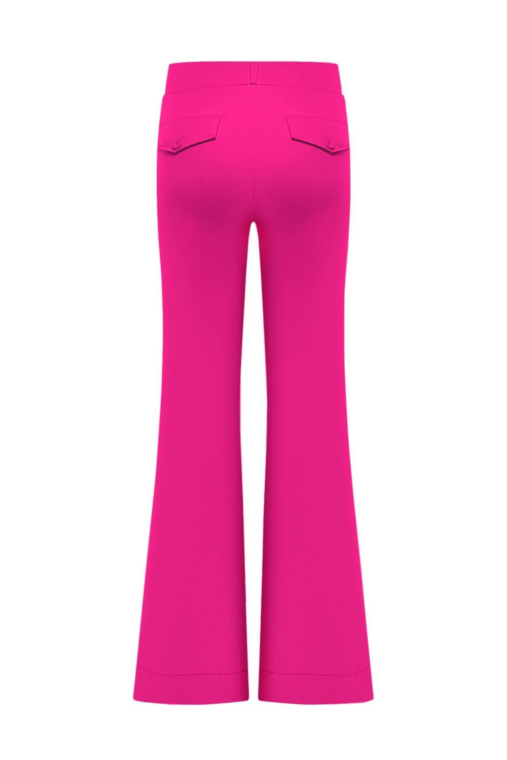 Triple Nine - Travel Broek Fleur Fuchsia - 2301 - Peet kleding