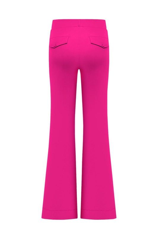 Triple Nine - Travel Broek Fleur Fuchsia - 2301 - Peet kleding