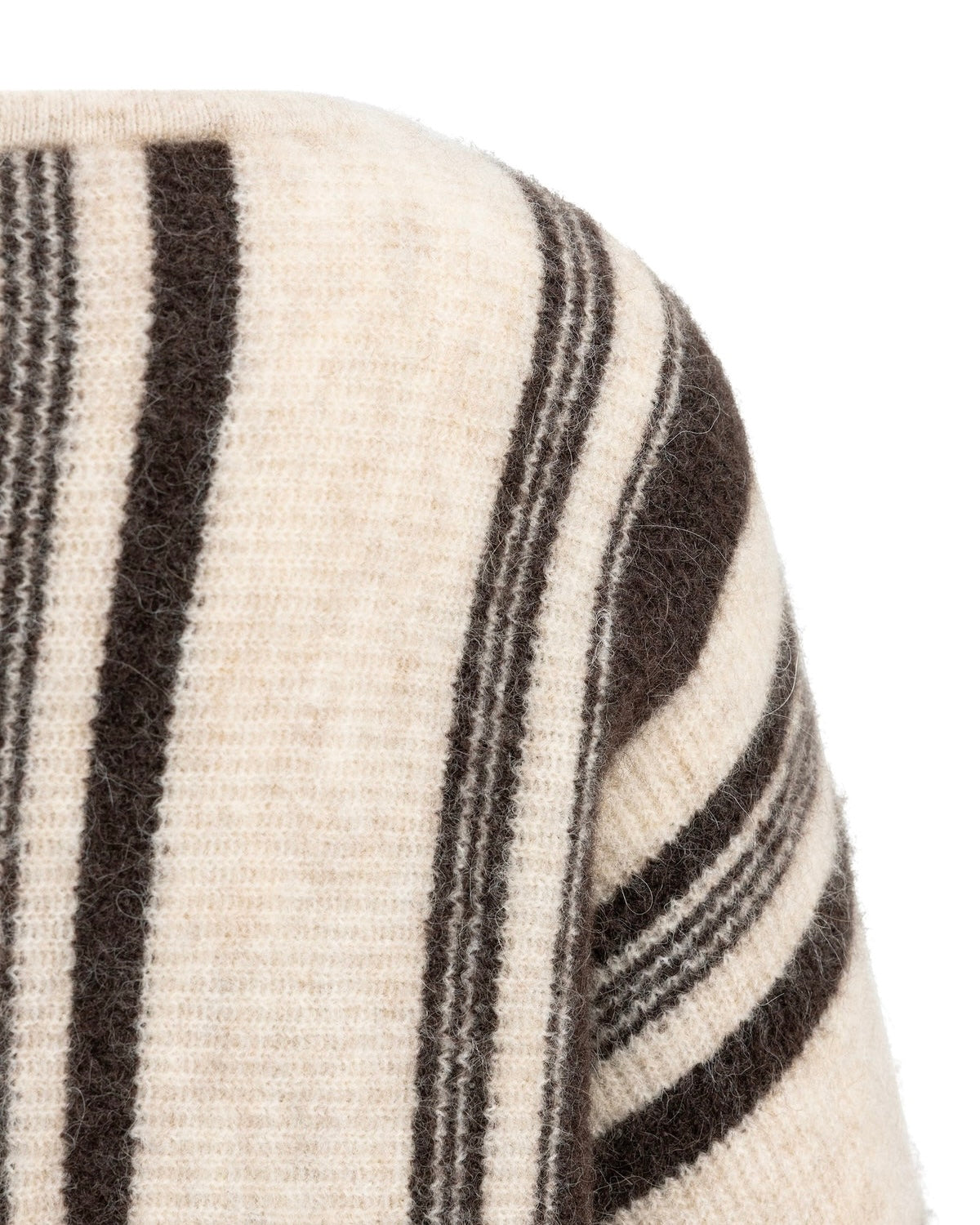 Yaya Gestreepte Trui Beige Brown - Peet kleding