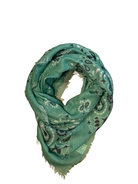 Sjaal Fee Paisley Emerald - Peet kleding