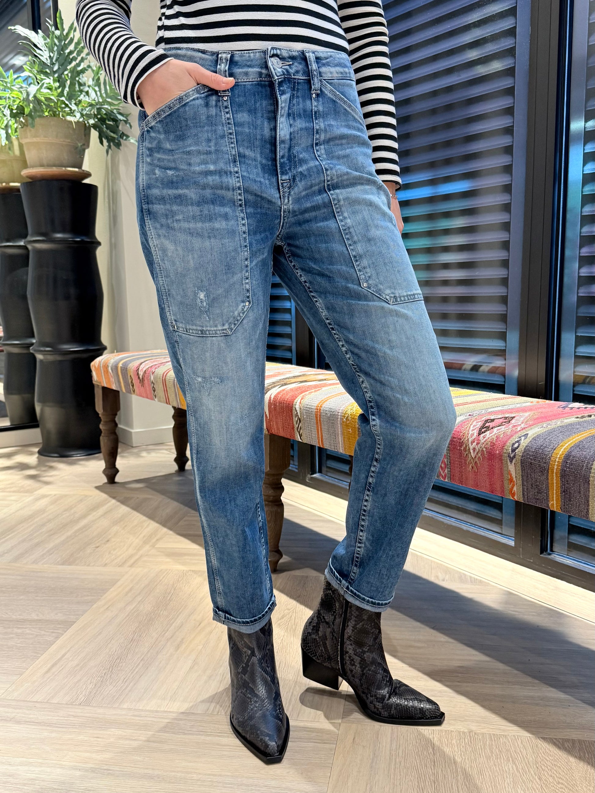 Le Temps Des Cerises Jeans Union Blue - Peet kleding