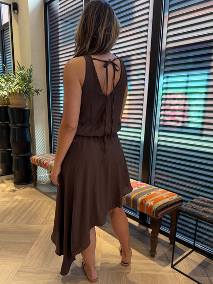 Jurk Lotte Bruin - Peet kleding