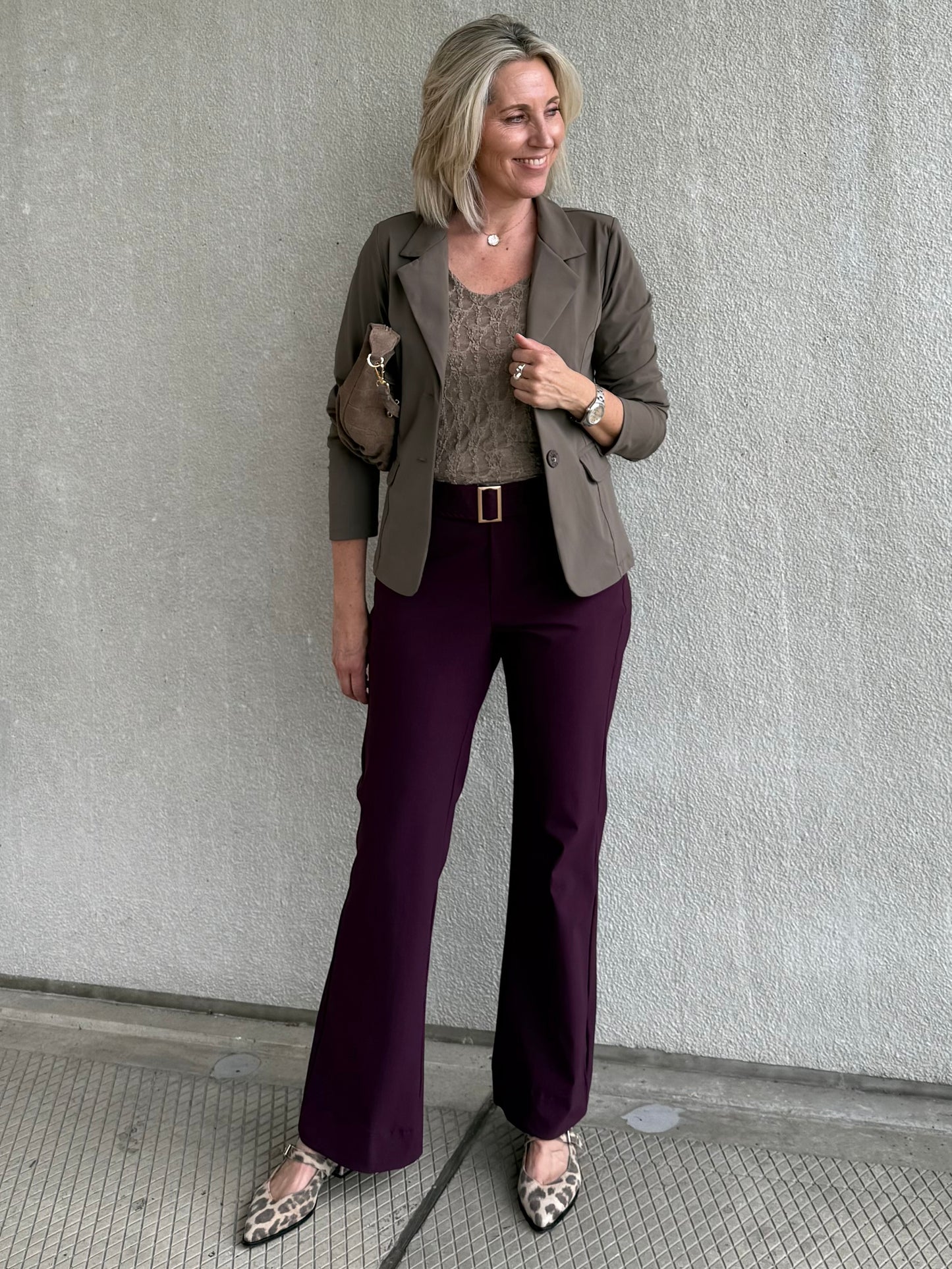 Triple Nine - Travel Blazer Francis Taupe - 3101