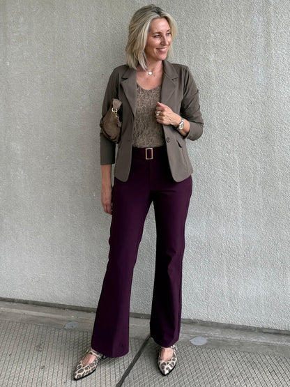 Triple Nine - Travel Blazer Francis Taupe - 3101 - Peet kleding