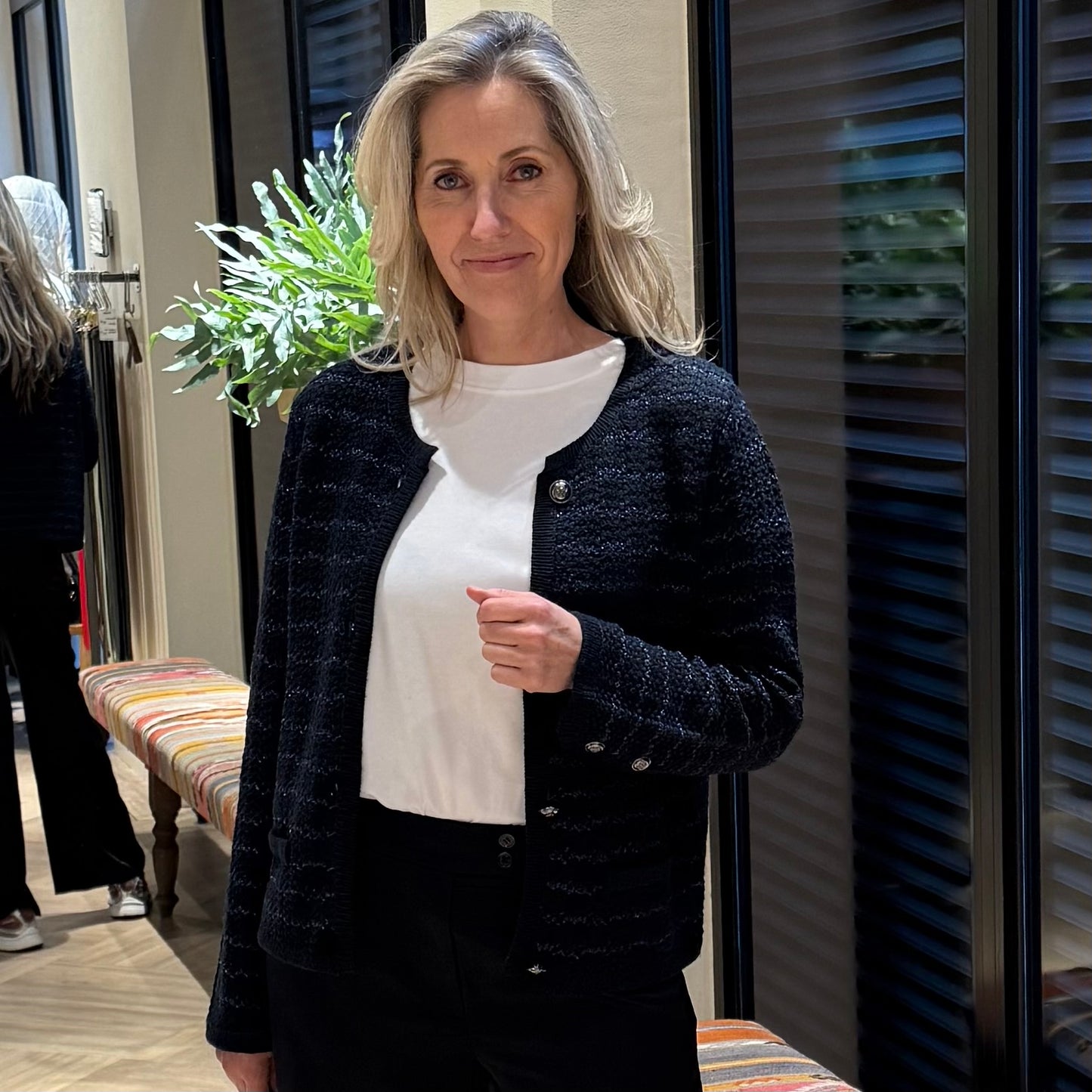 With Black Jacked Alfried Donkerblauw - Peet kleding