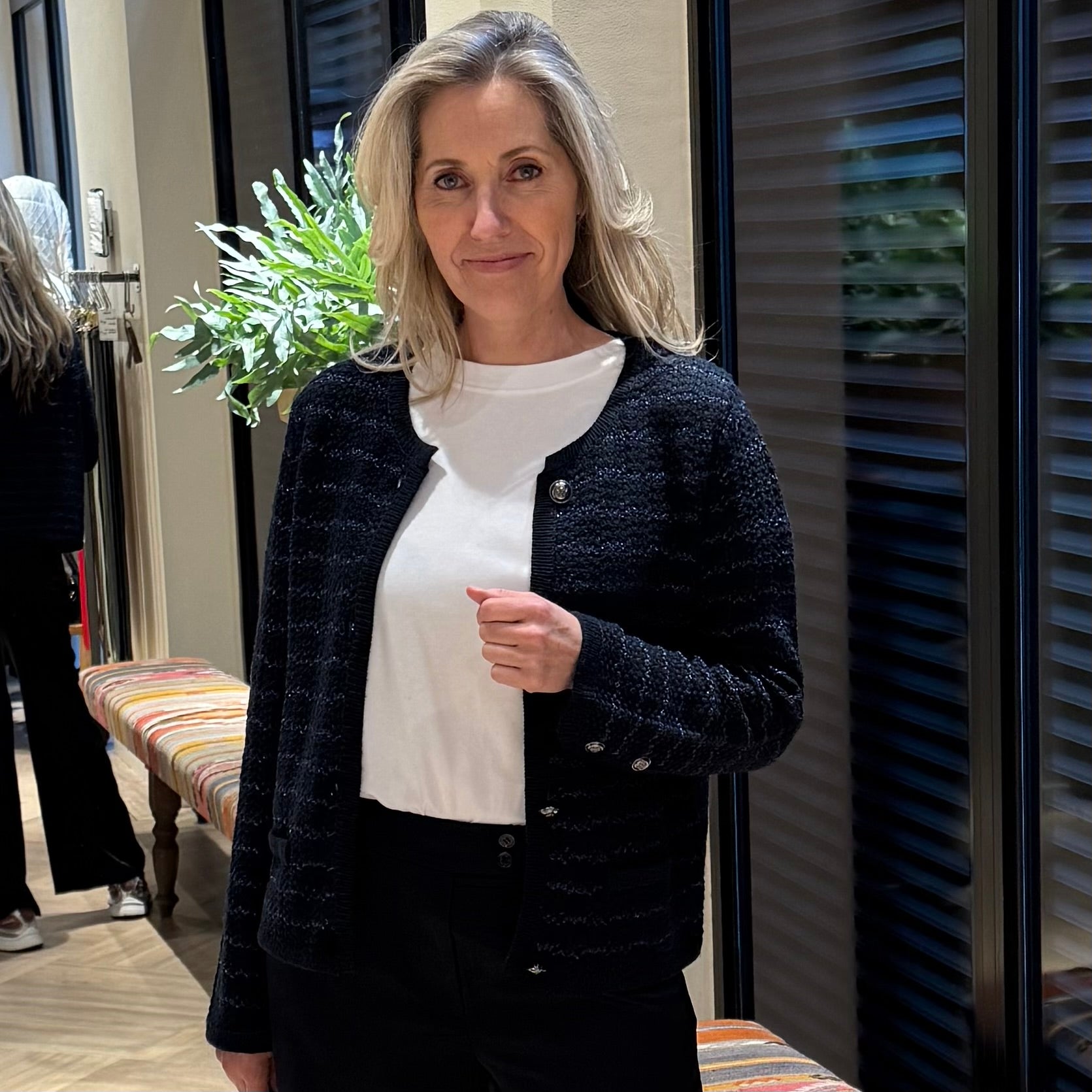 With Black Jacked Alfried Donkerblauw - Peet kleding