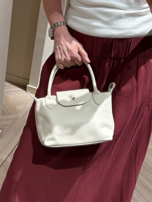 Tas Leder Chantal Ecru - Peet kleding