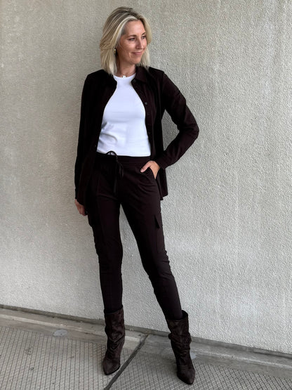 Triple Nine - Travel Blouse Mireille Donkerbruin - 4101