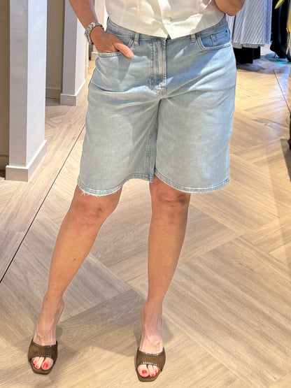Yaya Bermuda Light Blue - Peet kleding