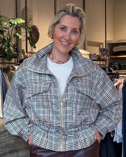 Blouson Ruit Bordeaux Taille Rits