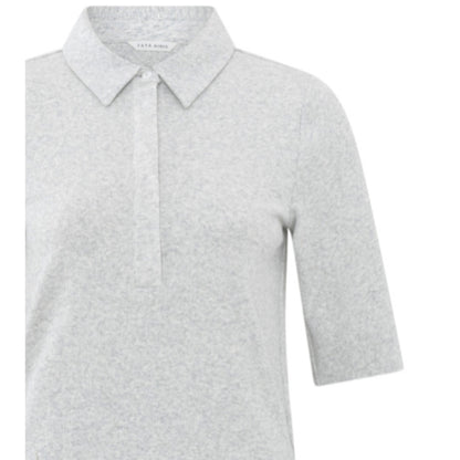 Yaya Polo Pure Medium Grey - Peet kleding