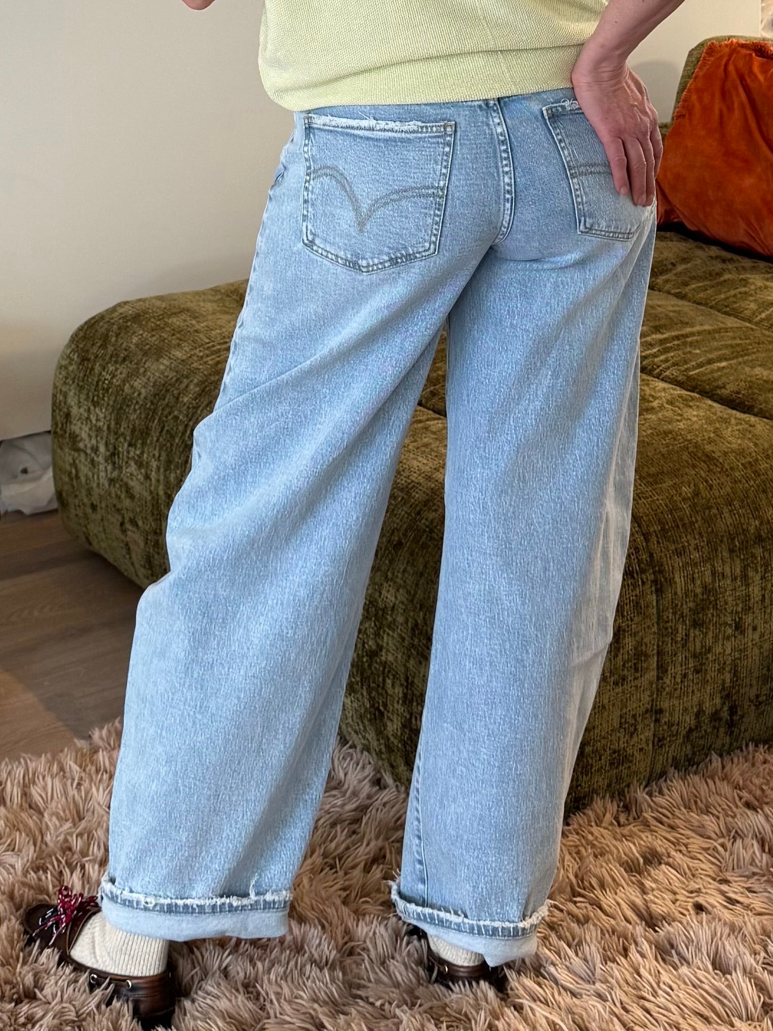 Barrel Jeans Beau Lichtblauw - Peet kleding