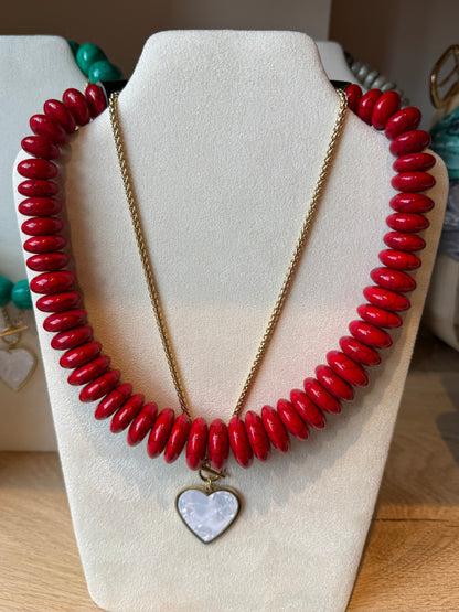Ketting Fantasy Nepal Rood - Peet kleding
