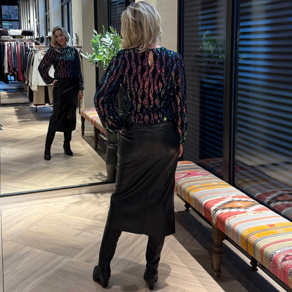 Azzurro Top Pia Multi - Peet kleding