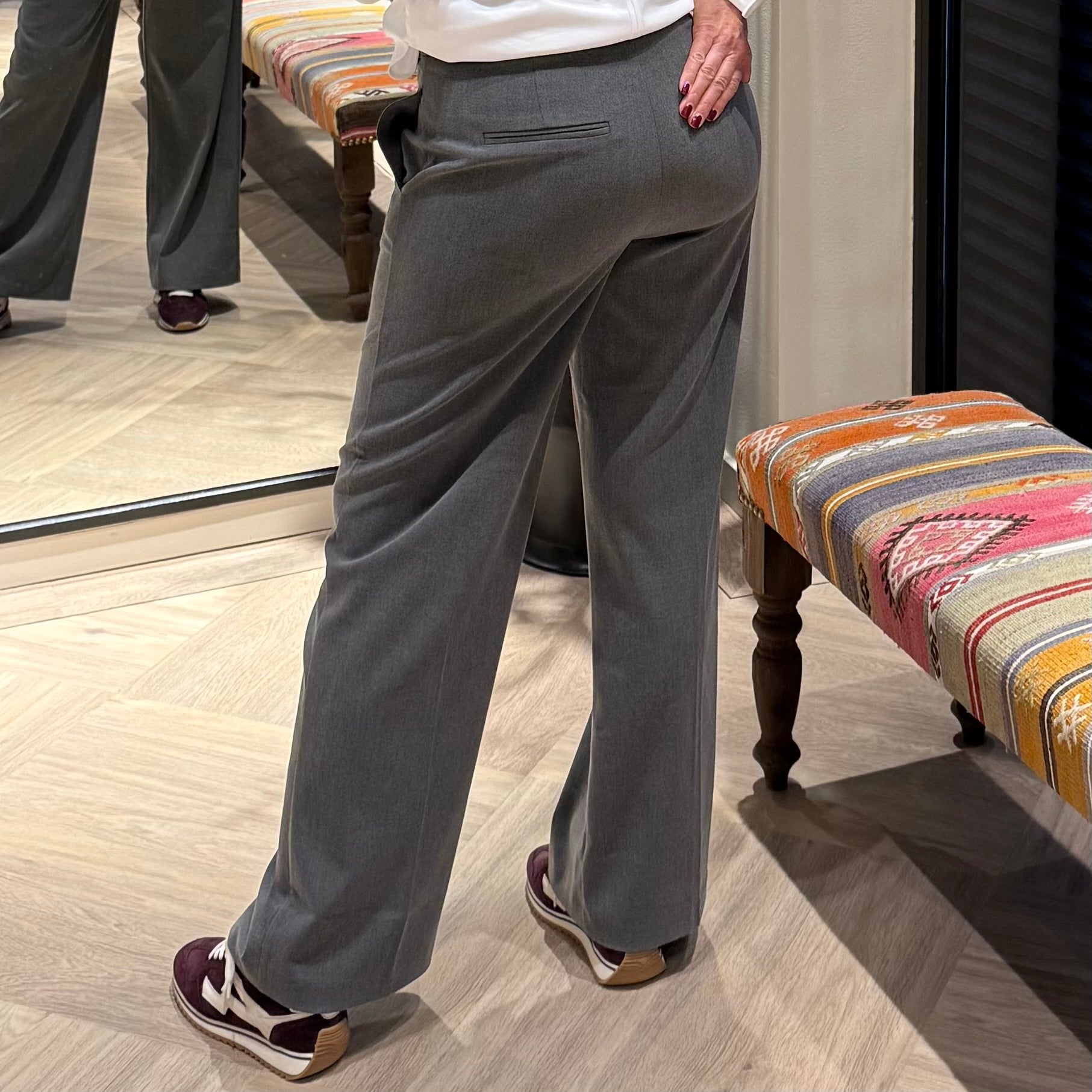 Yaya Wide Leg Met Riem Antra - Peet kleding