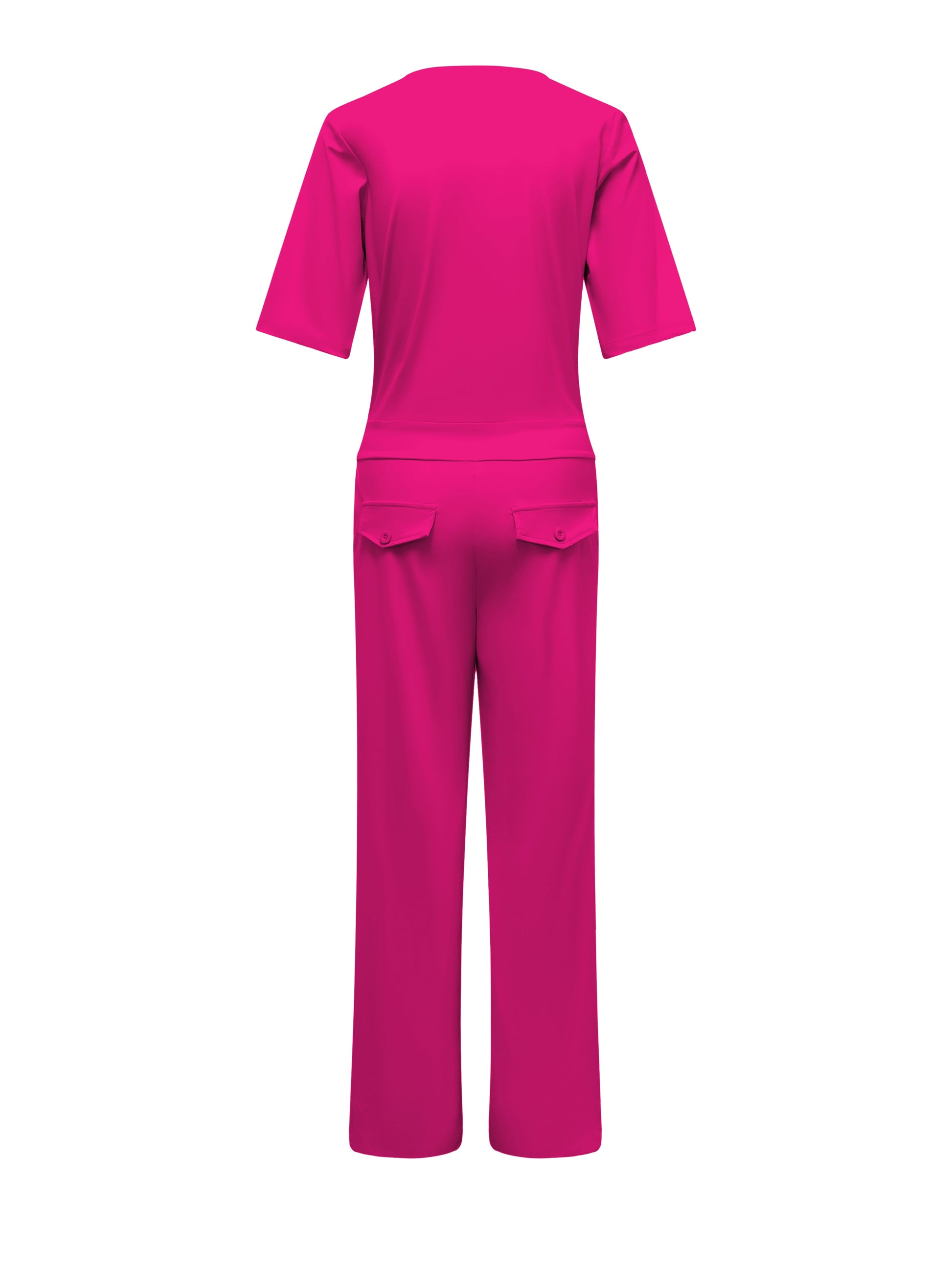 Triple Nine Travel Jumpsuit Mila Fuchsia - 51908 - Peet kleding