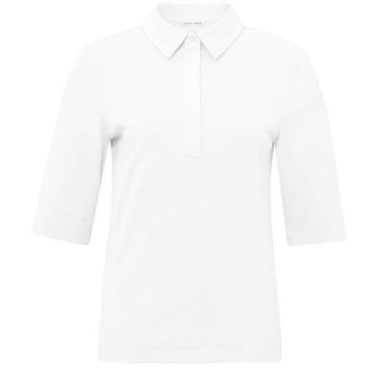 Yaya Polo Pure White - Peet kleding