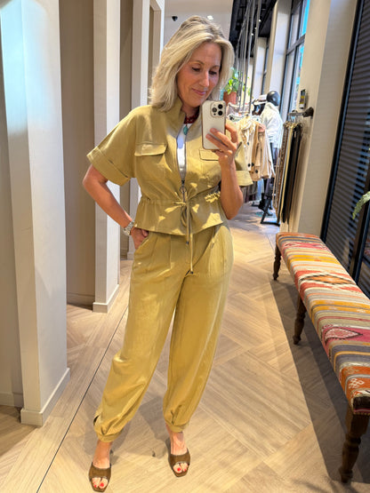 Ambika Broek Iris Khaki - Peet kleding