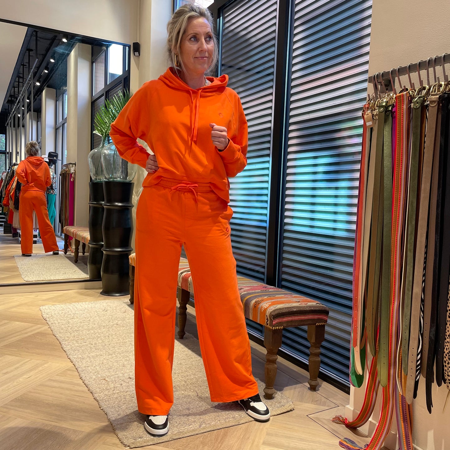 COJ Joggingbroek Lea Oranje - Peet kleding