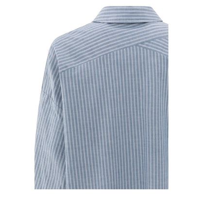Yaya Streep Blouse Blauw - Peet kleding