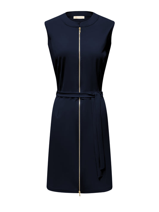Triple Nine Travel Jurk Florence Navy - 51819 - Peet kleding