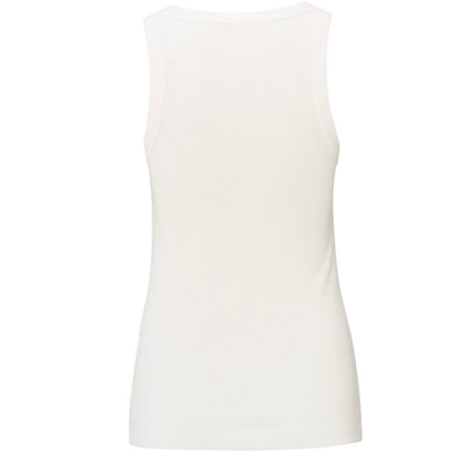 Yaya Singlet Rib Trims Offwhite - Peet kleding