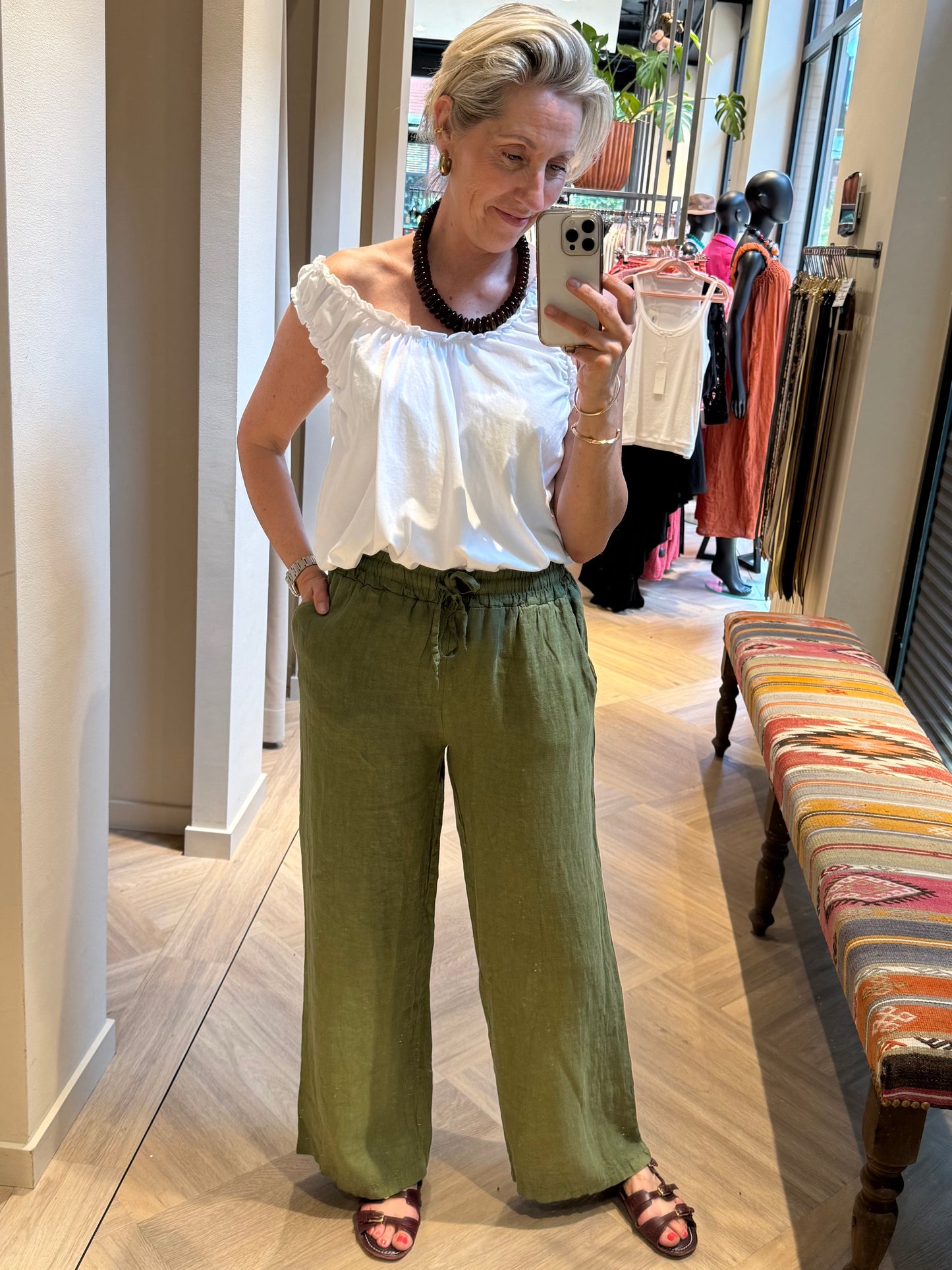Top Mara Tricot Wit