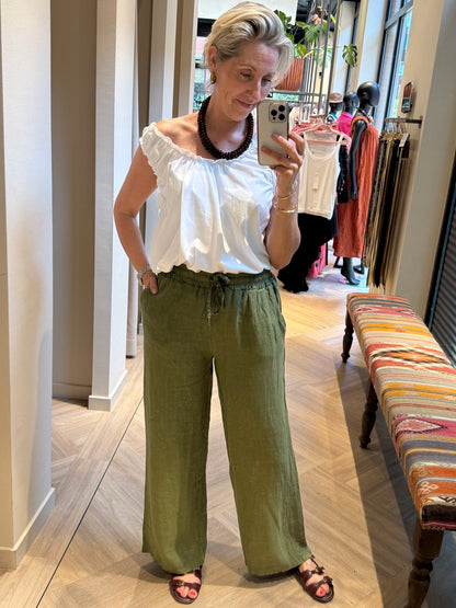 Top Mara Tricot Wit