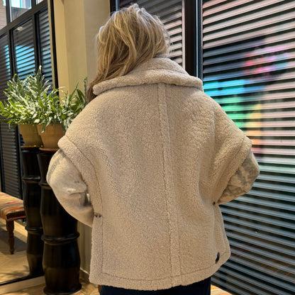 Rino & Pelle Teddy Cape Luca Birch - Peet kleding