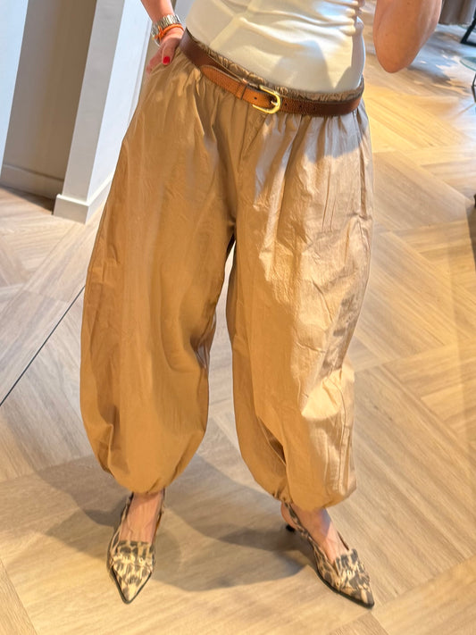 Broek Parachute Camel - Peet kleding
