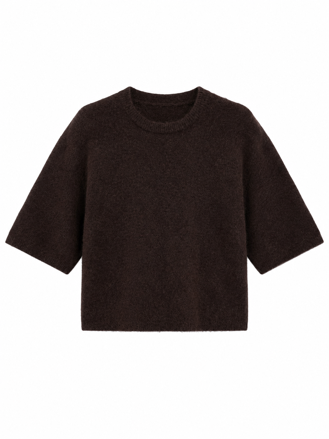 Alpaca Top Silvi Donkerbruin - Peet kleding