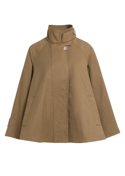 Yaya Jas Trench Teak Brown