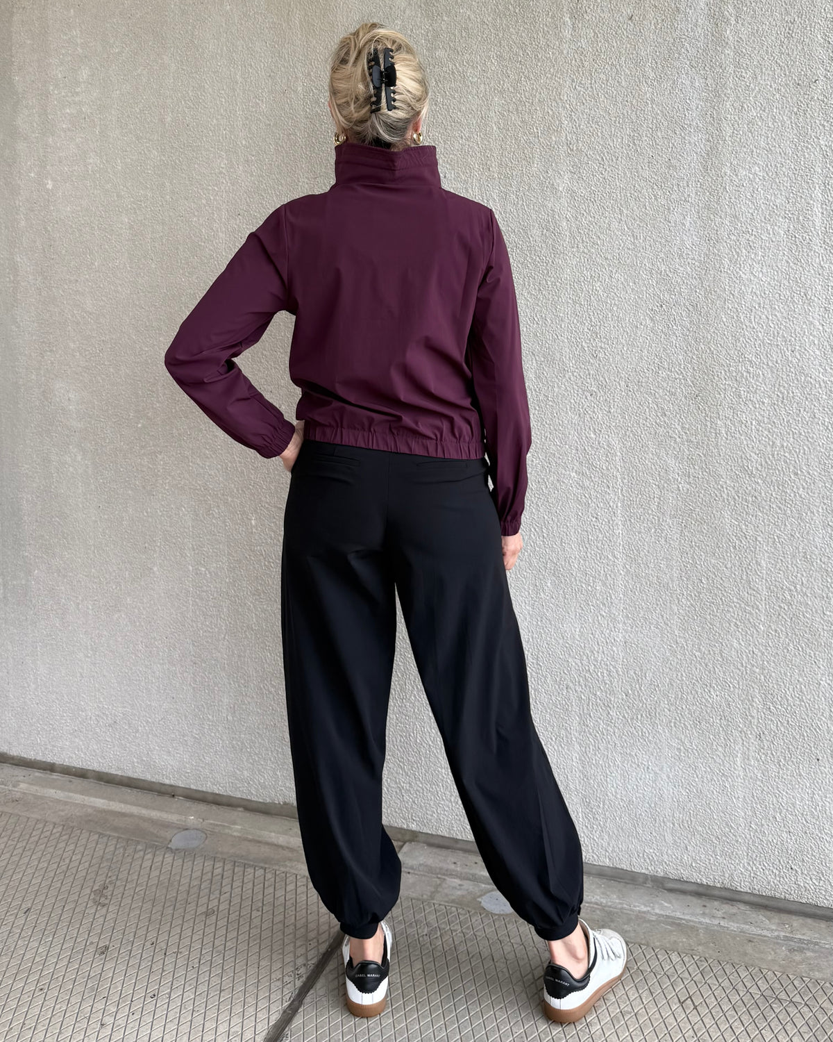 Triple Nine - Travel Jas Collinna Aubergine - 92425 - Peet kleding