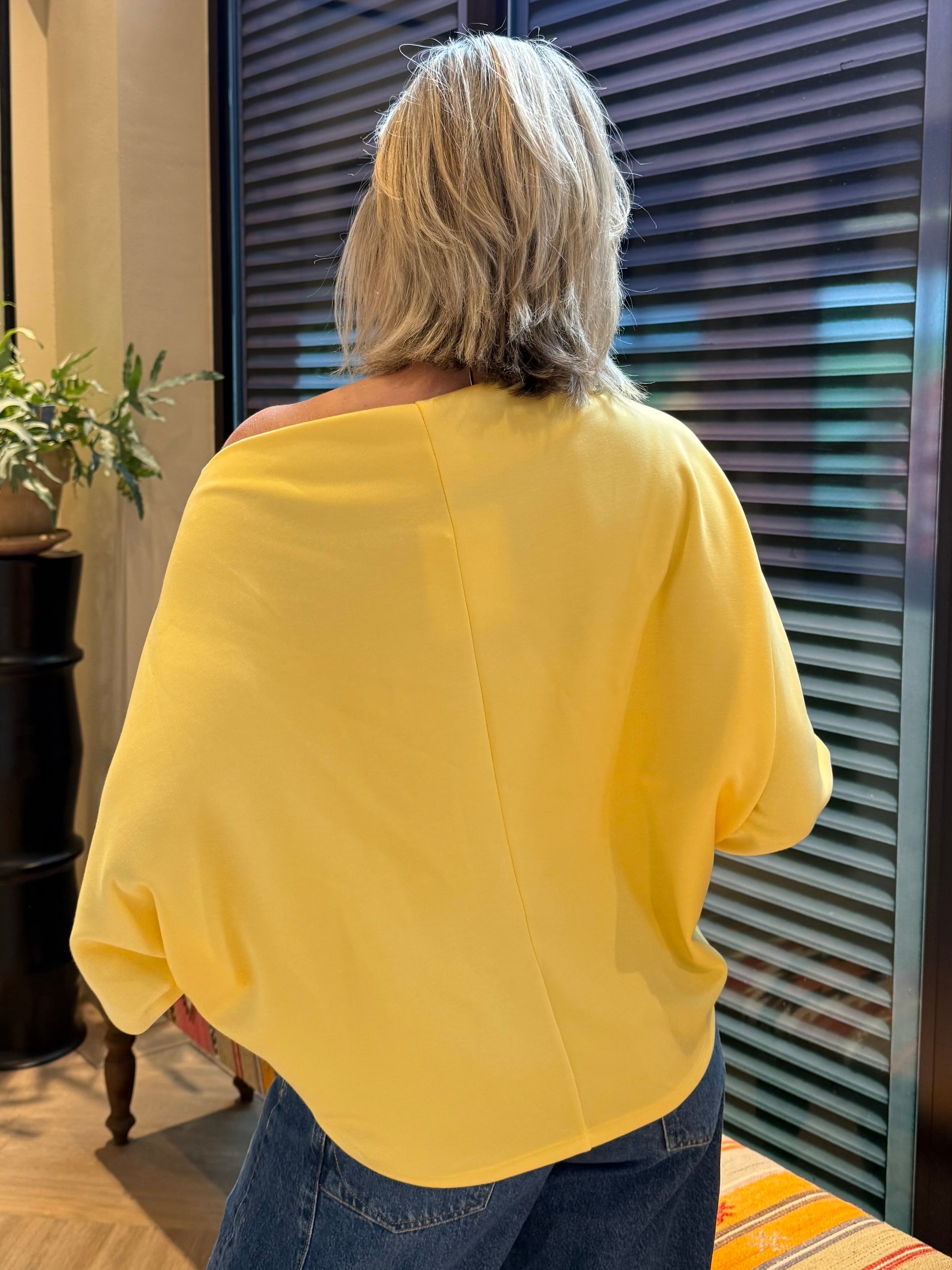 Azzurro Sweater Gaby Geel - Peet kleding