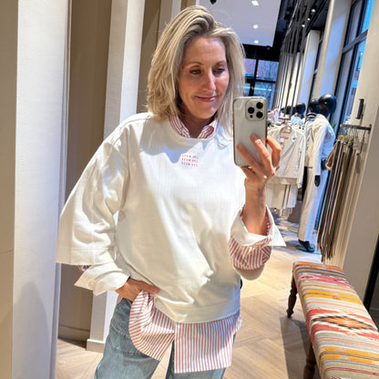 Copenhage Muse Tee Offwhite - Peet kleding