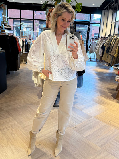 Zhrill Blouse Romy Wit - Peet kleding