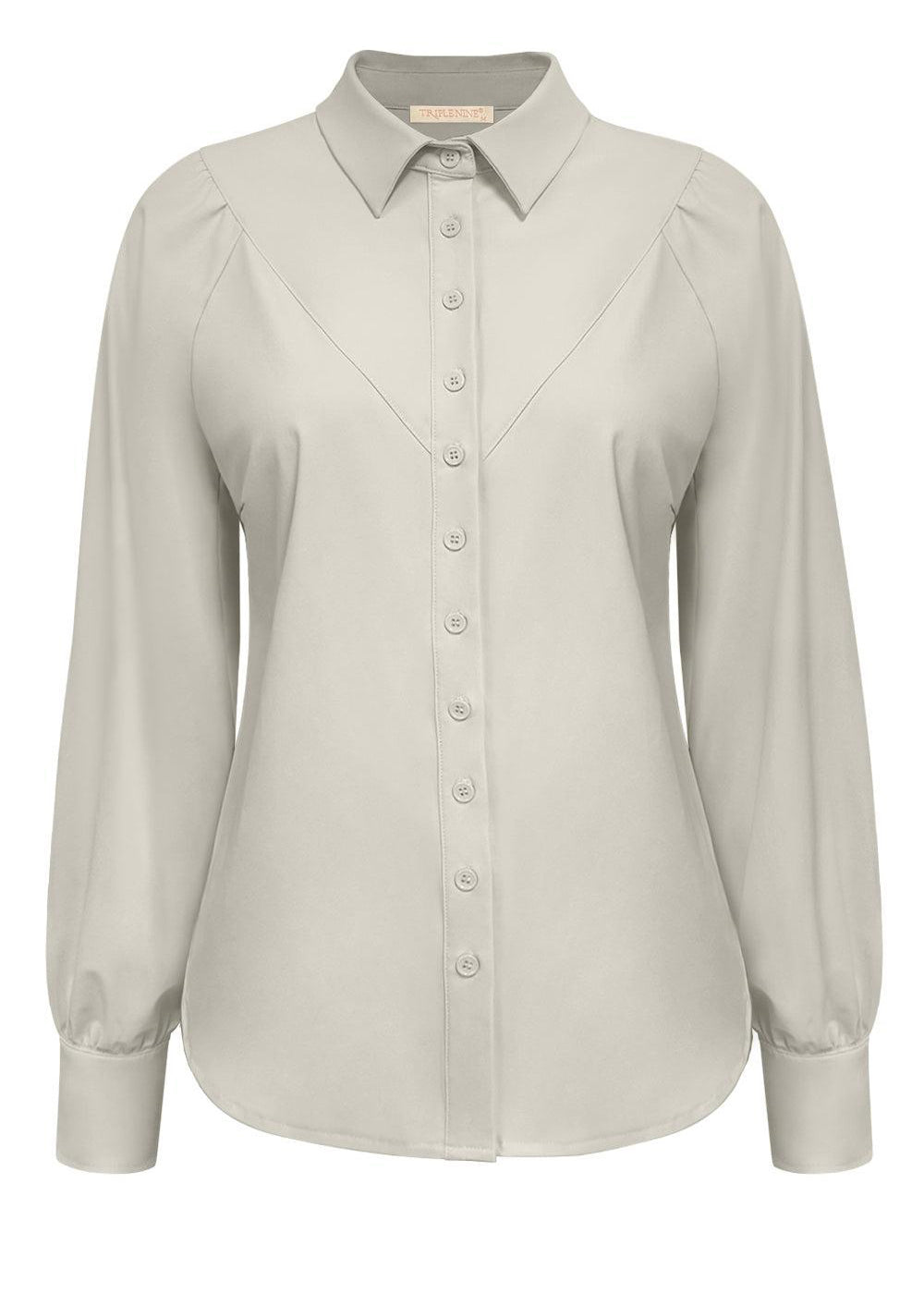 Travel Blouse Moon Beige - 5919 - Peet kleding