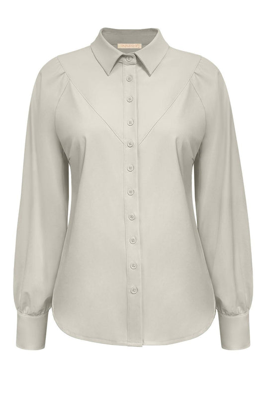 Travel Blouse Moon Beige - 5919 - Peet kleding