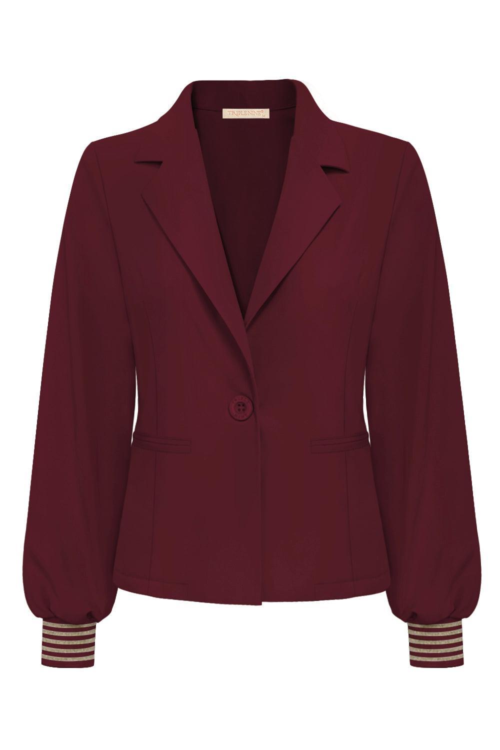 Travel Blazer Golda Bordeaux - 3907 - Peet kleding