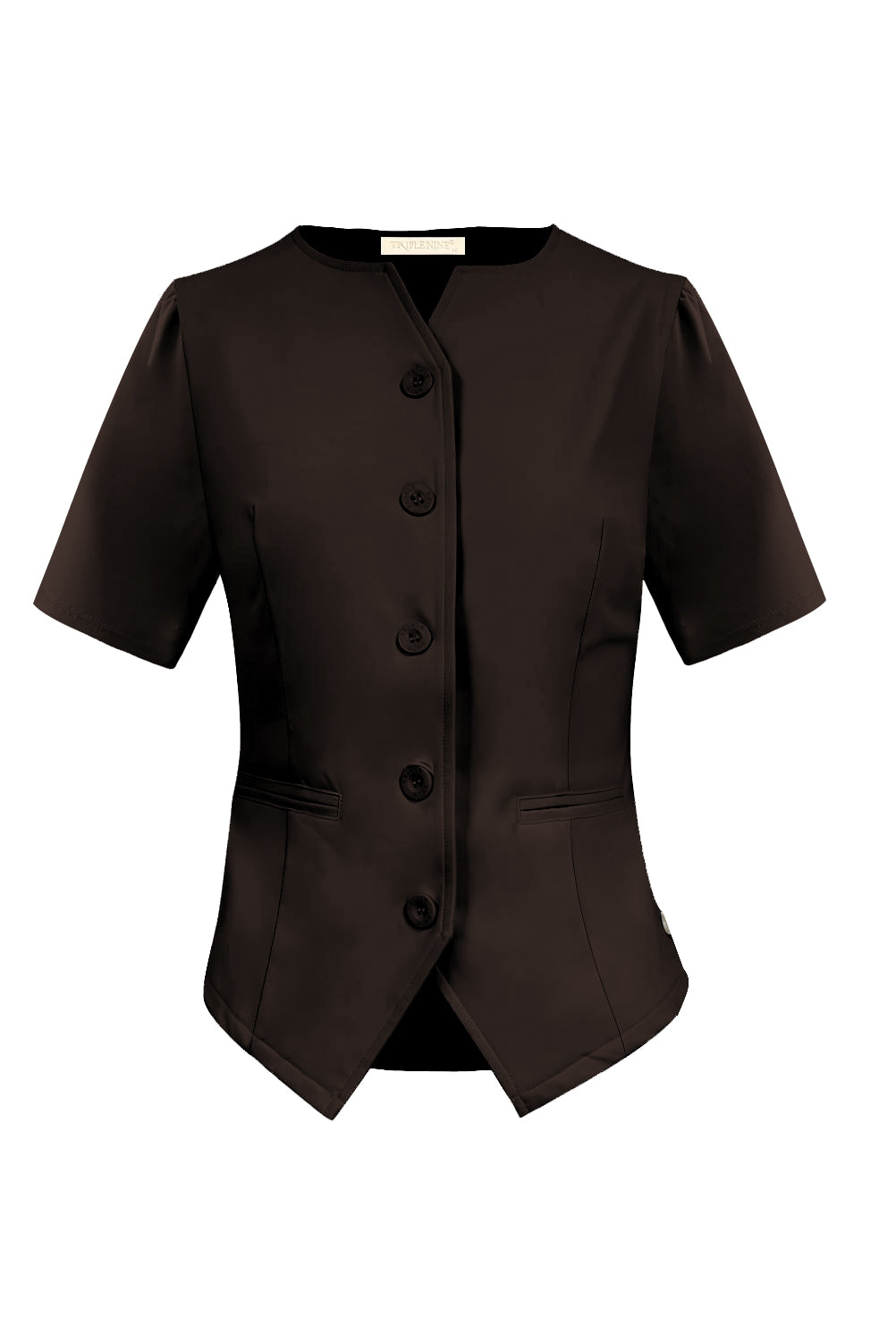 Triple Nine - Travel Blazer Lucie Donkerbruin - 3912 - Peet kleding