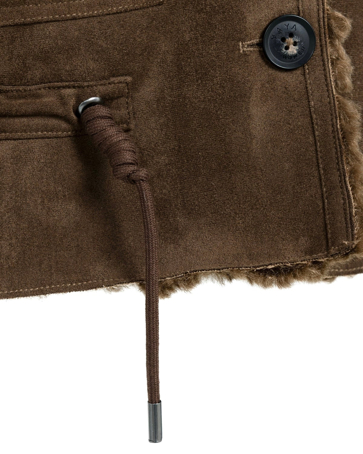 Yaya Bodywarmer Cocao Brown - Peet kleding