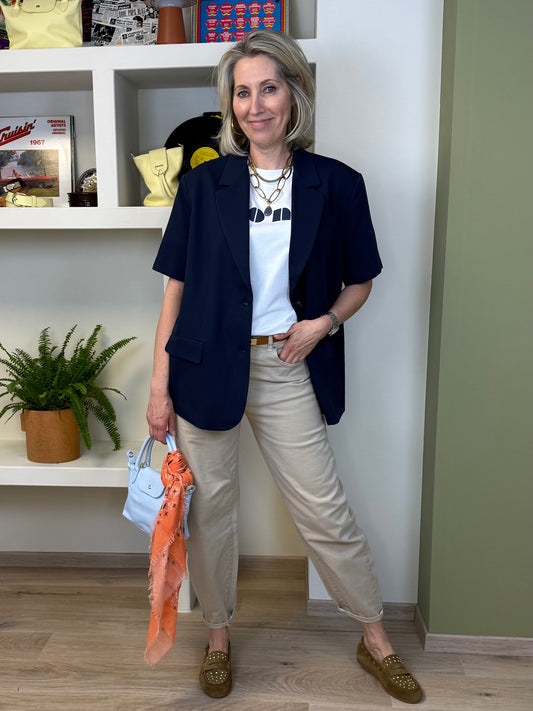 Yaya T-Shirt Iconic Wit - Peet kleding