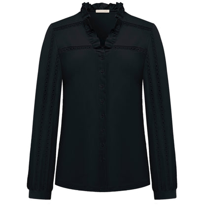 Triple Nine - Travel Blouse Davina Zwart - 1104 - Peet kleding