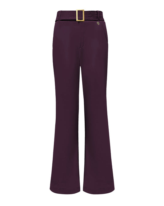 Triple Nine - Travel Broek Joy Aubergine - 3002 - Peet kleding