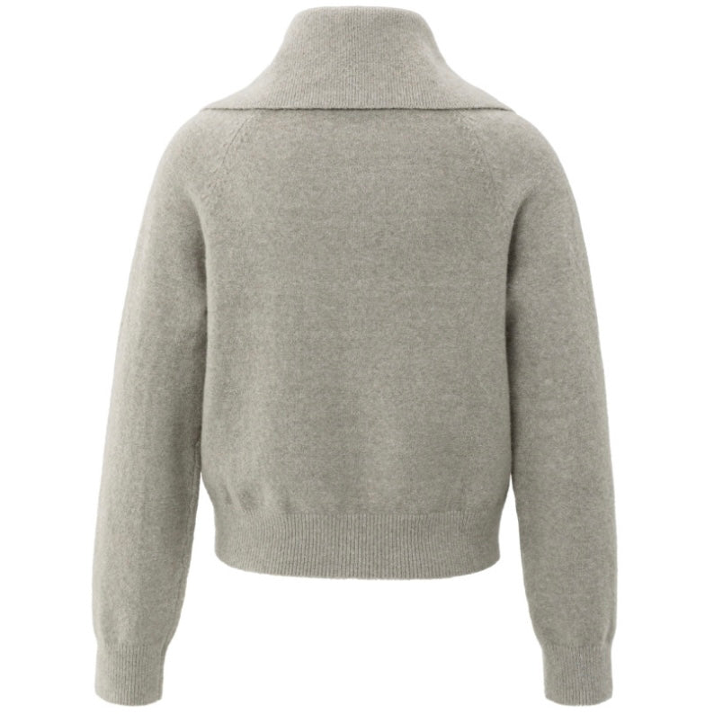 Yaya Trui Rits Grijs - Peet kleding